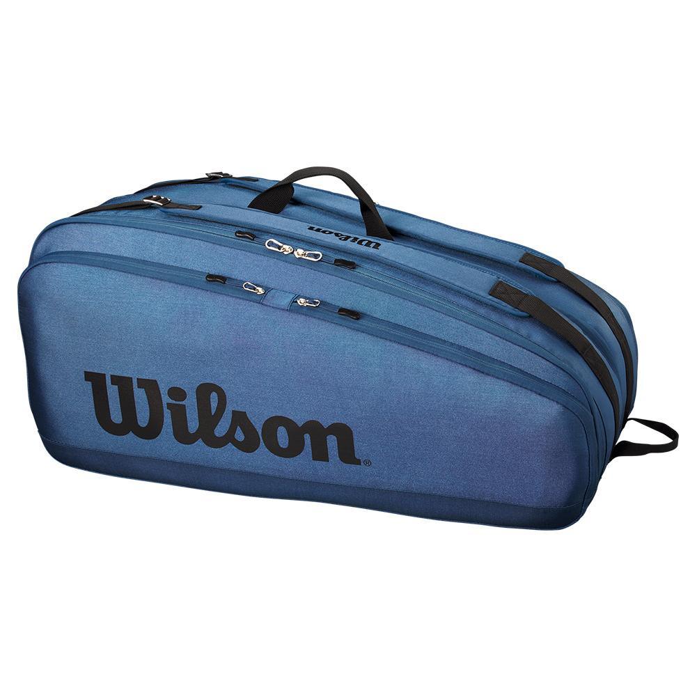 Tour Ultra 12 Pack Tennis Racquet Bag Blue Tournament Gear WILSON