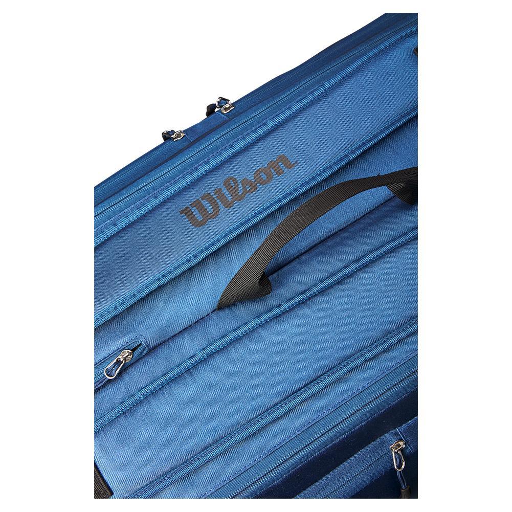 Tour Ultra 12 Pack Tennis Racquet Bag Blue Tournament Gear WILSON