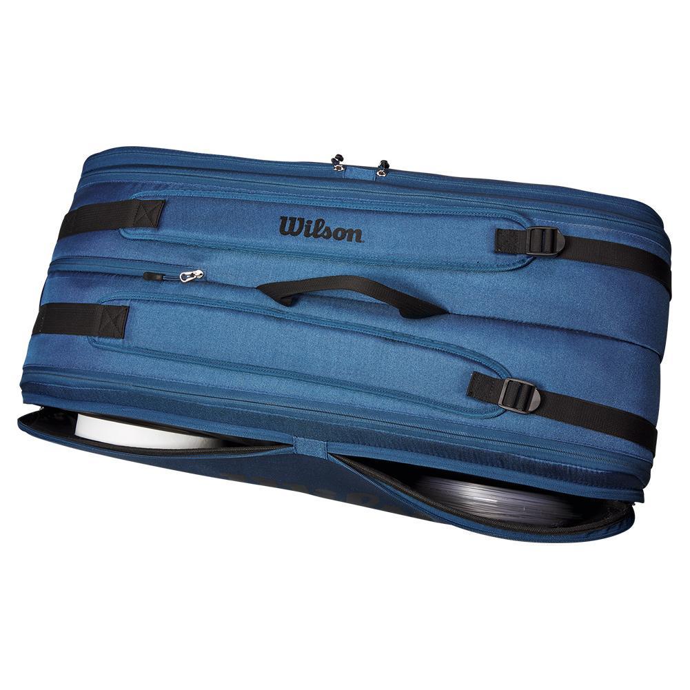 Tour Ultra 12 Pack Tennis Racquet Bag Blue Tournament Gear WILSON