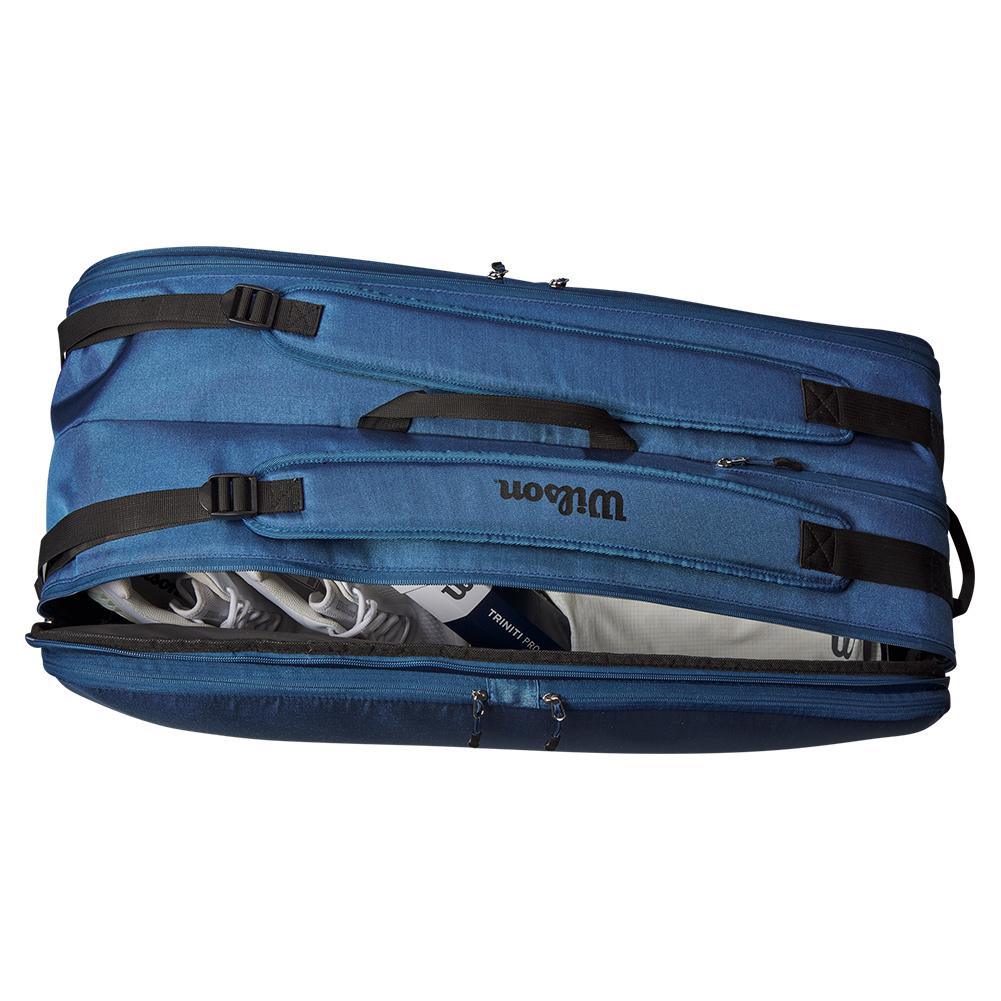 Tour Ultra 12 Pack Tennis Racquet Bag Blue Tournament Gear WILSON