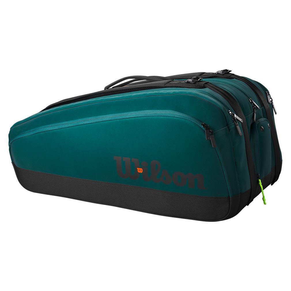 Blade Super Tour 15 pack V9 Tennis Bag Green Tournament Gear WILSON