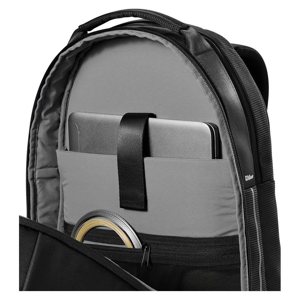RF Tennis Backpack Black SHOP BY PLAYER WILSON