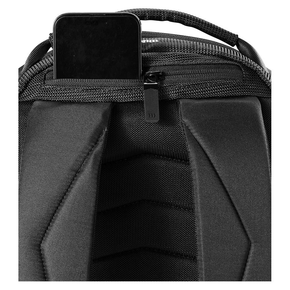 RF Tennis Backpack Black SHOP BY PLAYER WILSON