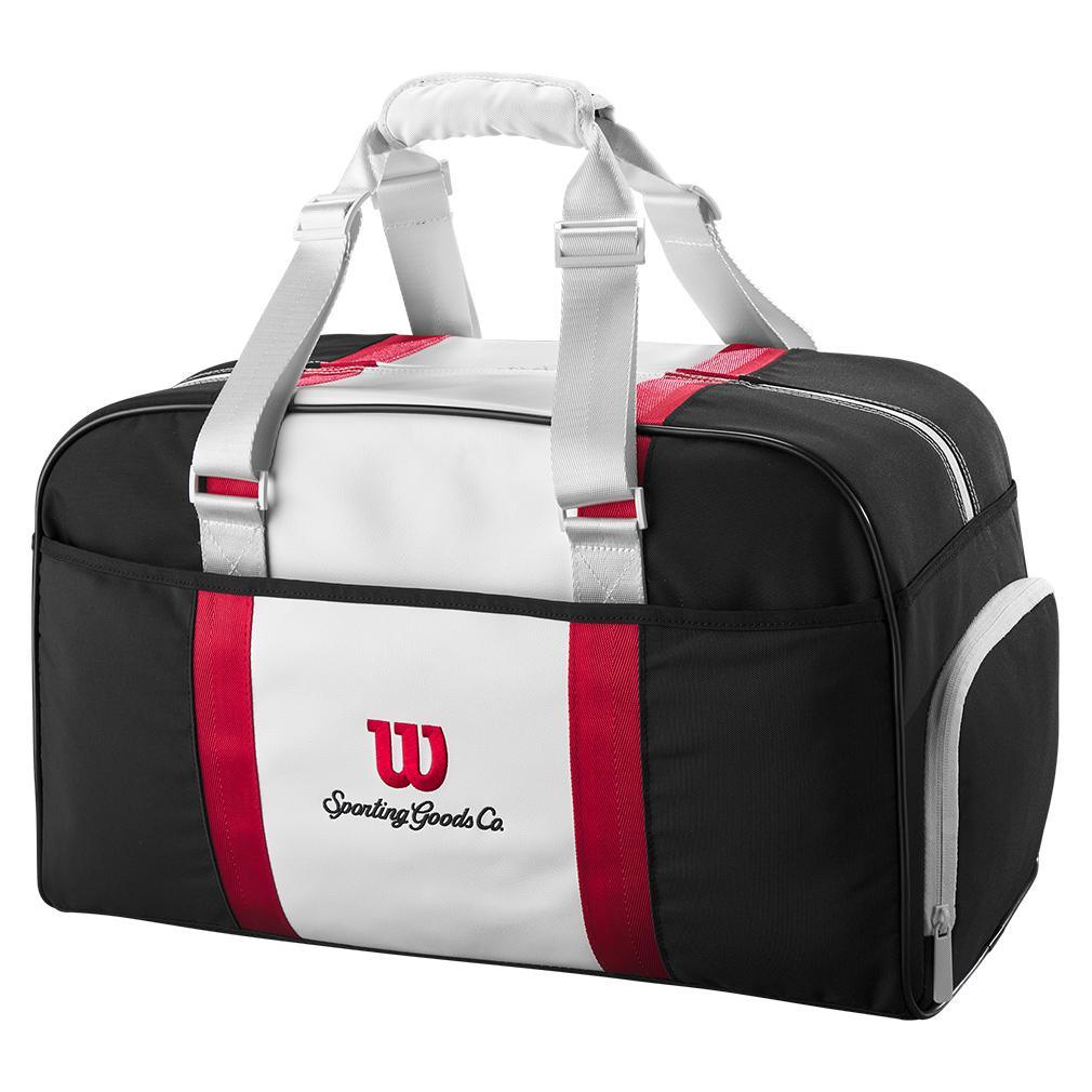 Courage Collection Small Tennis Duffle Black and White BAGS WILSON