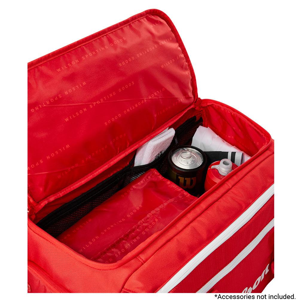 Super Tour 2025 Small Tennis Duffel Red BAGS WILSON