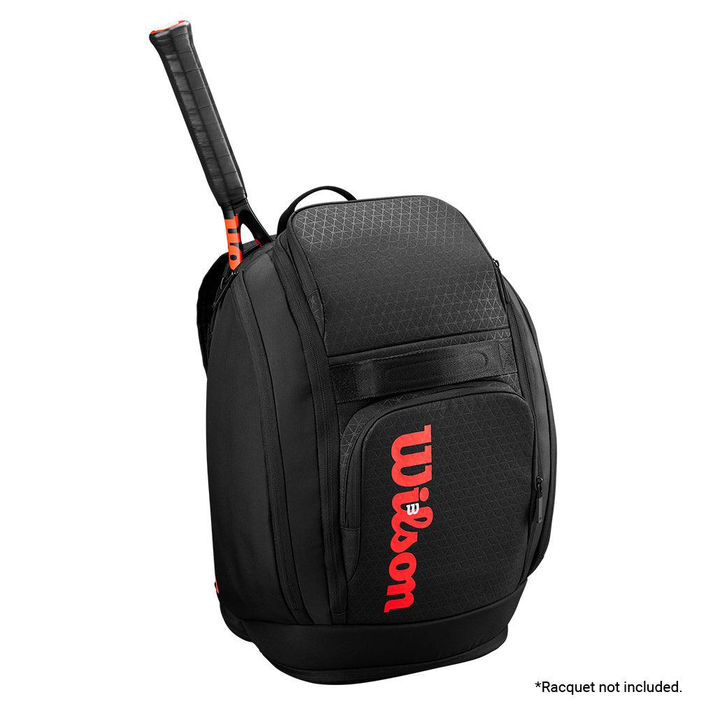 Clash V3 Tennis Backpack Black and Infrared WILSON