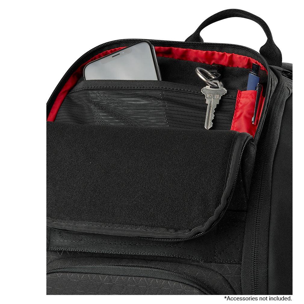 Clash V3 Tennis Backpack Black and Infrared WILSON