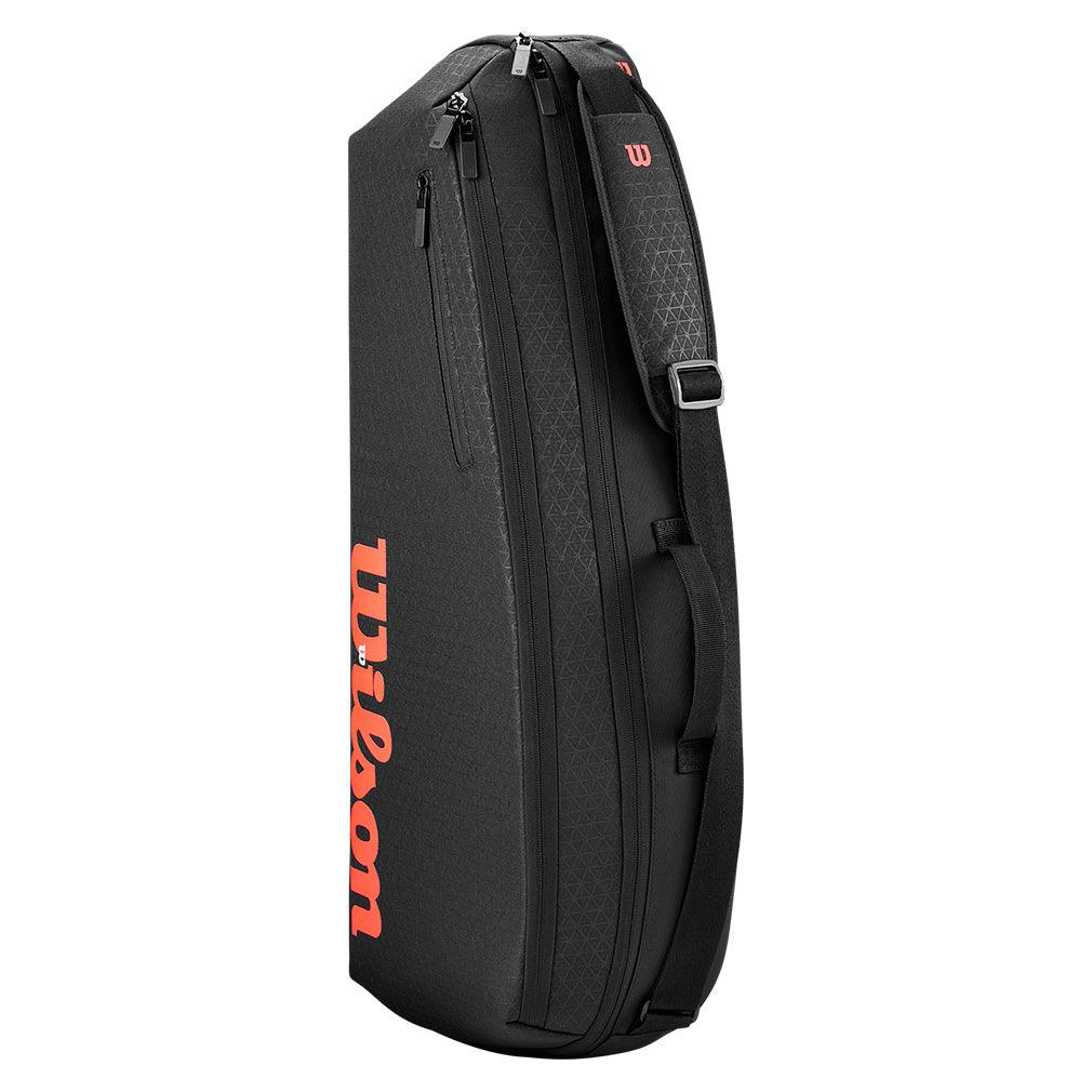 Clash V3 3 Pack Tennis Racquet Bag Black and Infrared WILSON