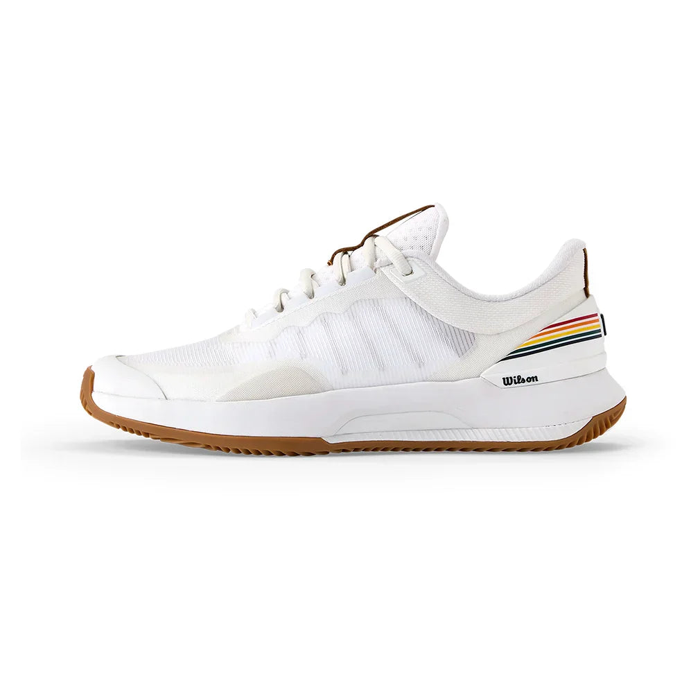 Women`s Intrigue Tour Clay RG Tennis Shoes White and Bone Brown WILSON