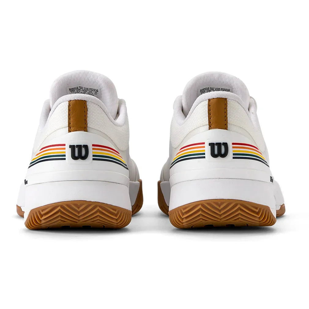 Women`s Intrigue Tour Clay RG Tennis Shoes White and Bone Brown WILSON