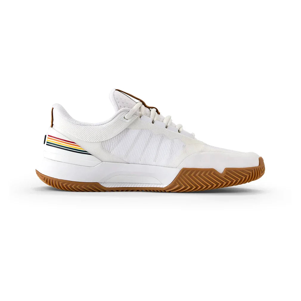 Women`s Intrigue Tour Clay RG Tennis Shoes White and Bone Brown WILSON