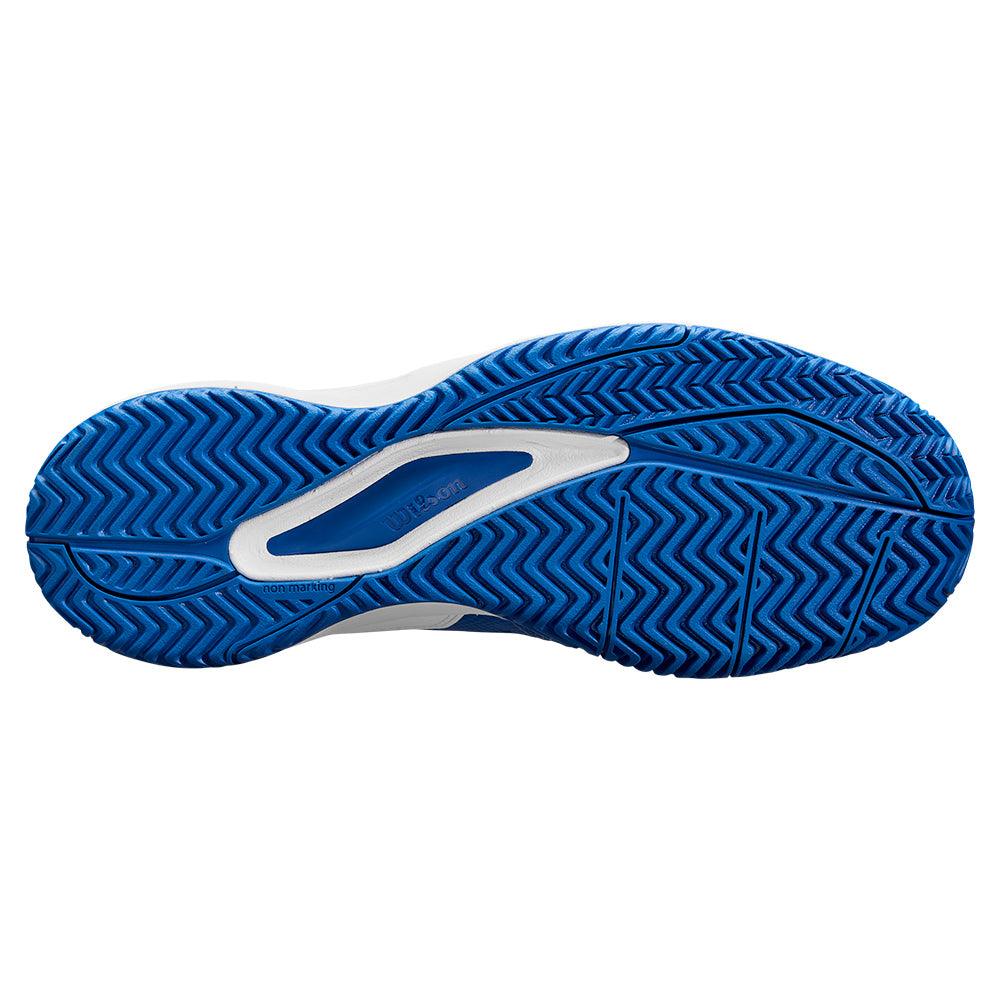 Men`s Rush Pro Ace Tennis Shoes Deja Vu Blue and White WILSON