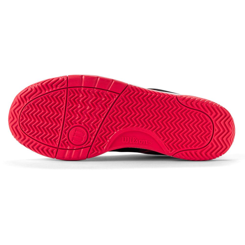 Men`s Pickle Pro Pickleball Shoes Black and Infrared WILSON