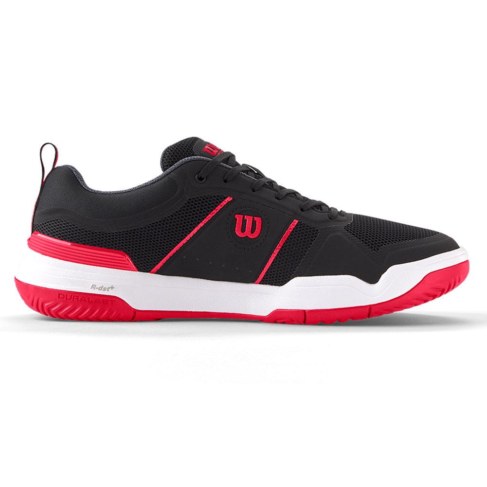 Men`s Pickle Pro Pickleball Shoes Black and Infrared WILSON