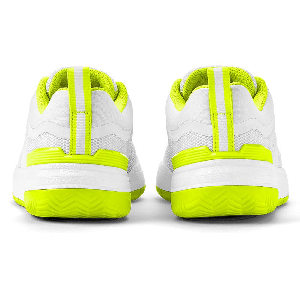 Men`s Pickle Pro Pickleball Shoes White and Safety Yellow WILSON