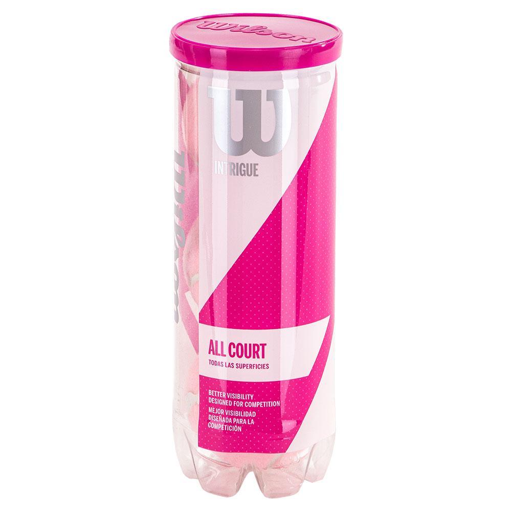 Intrigue All Court Pink 12 Pack Tennis Ball Case Tennis Balls WILSON