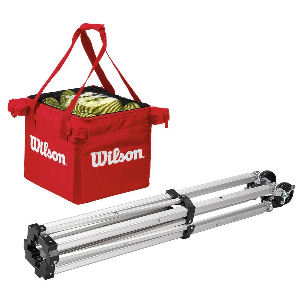 Teaching Cart Traveler with Red Bag Court Equipment WILSON