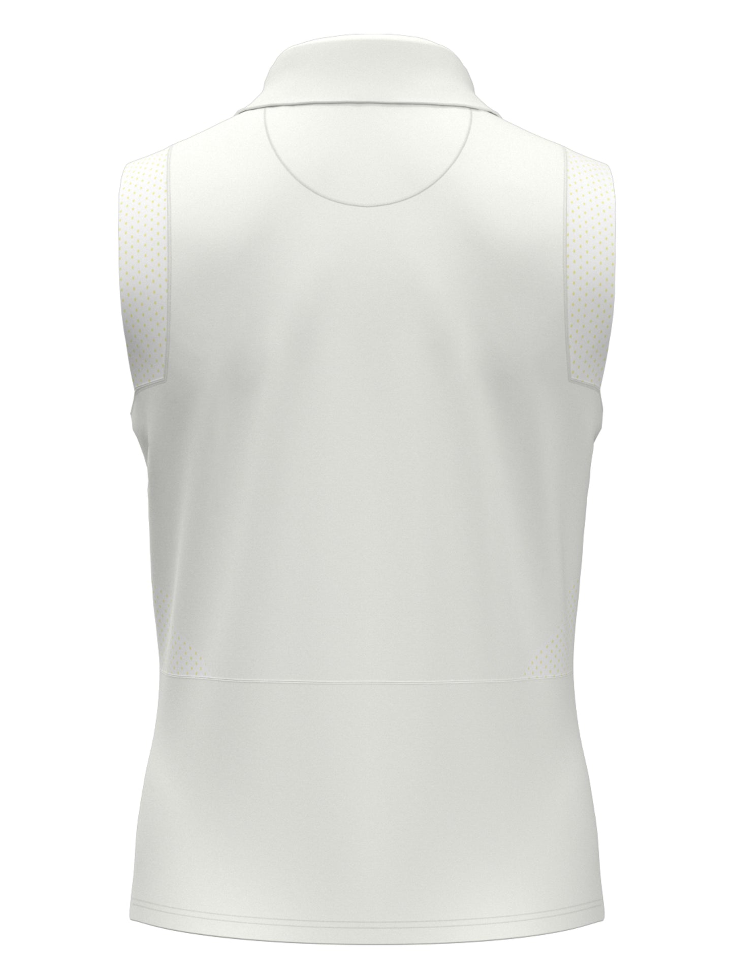 Women's 1/4 Zip Mesh Block Sleeveless Golf Polo Shirt