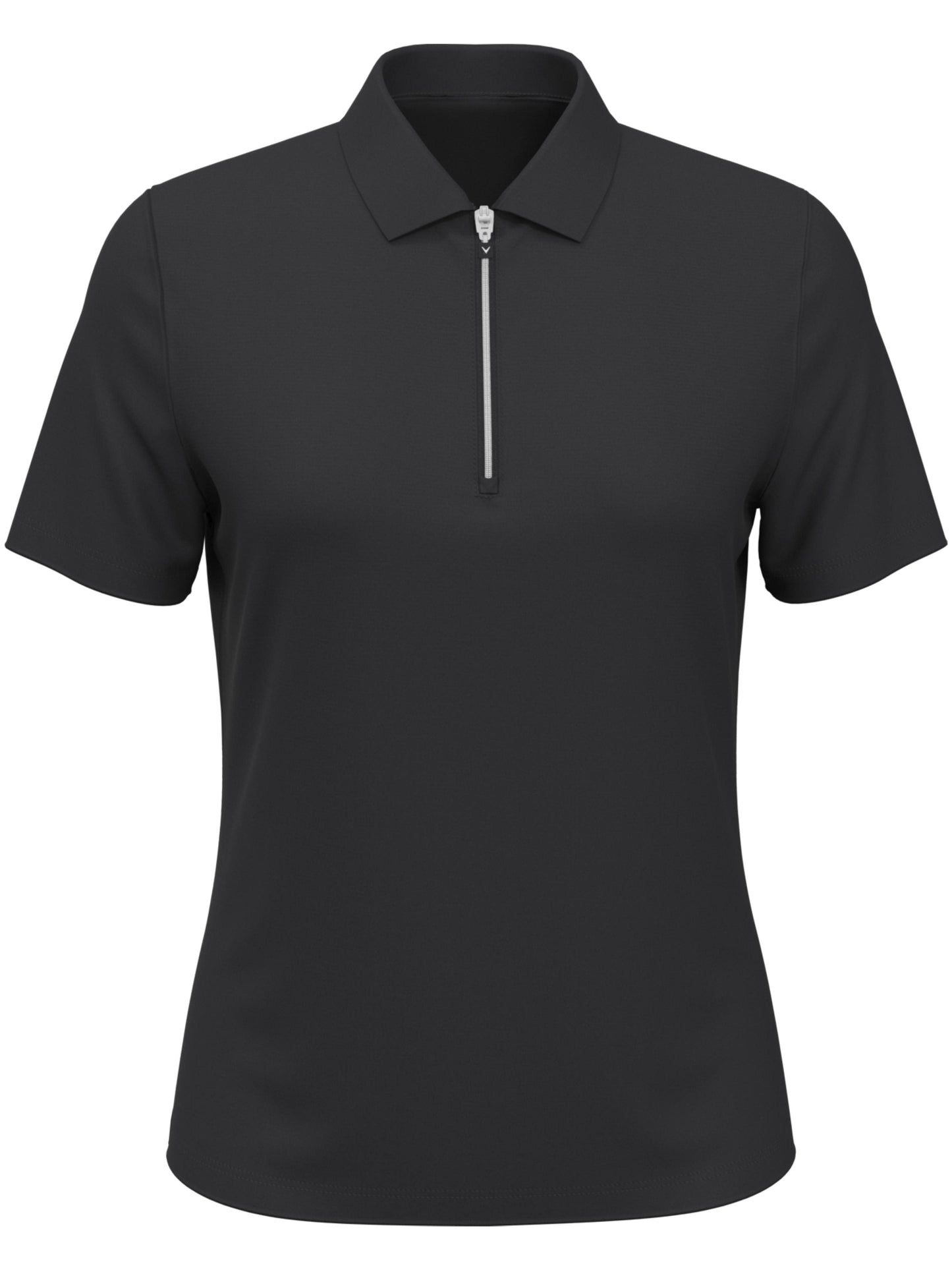 Women's 1/4 Zip Solid Golf Polo