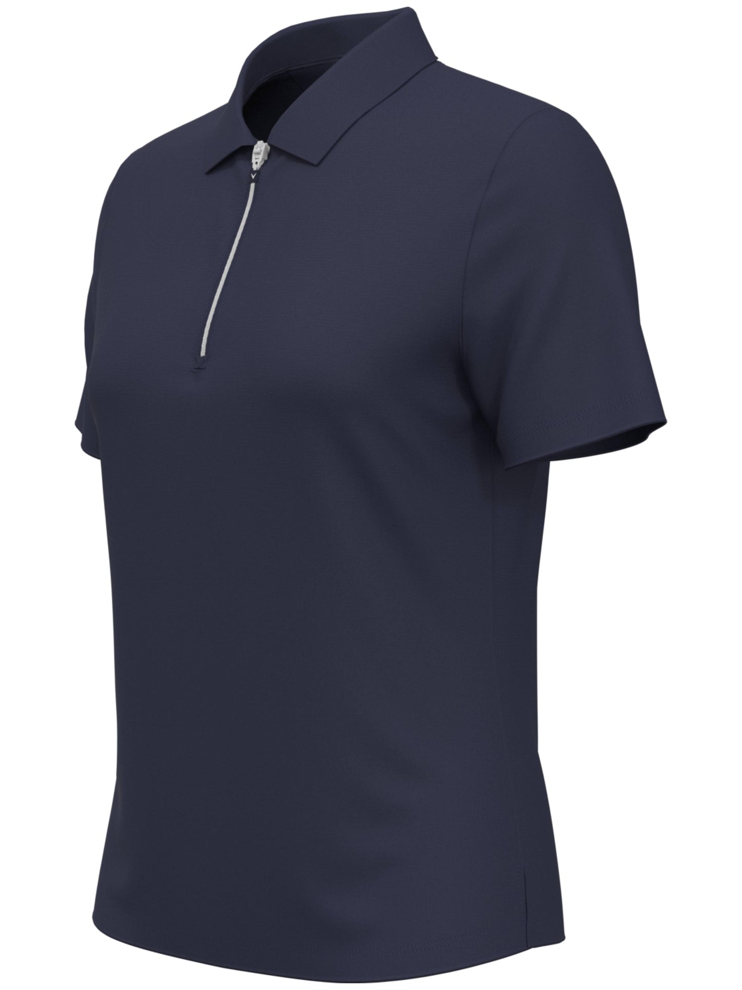 Women's 1/4 Zip Solid Golf Polo