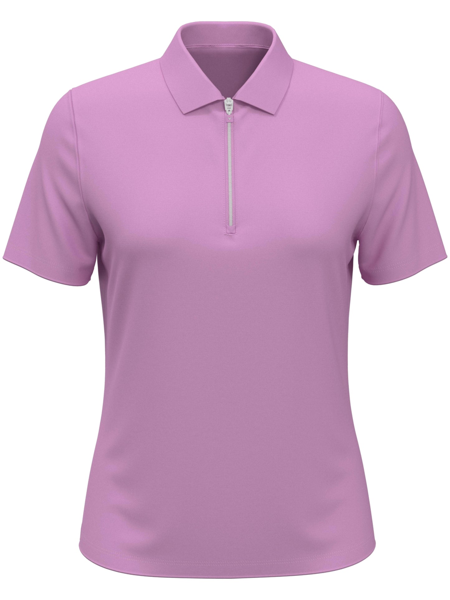 Women's 1/4 Zip Solid Golf Polo