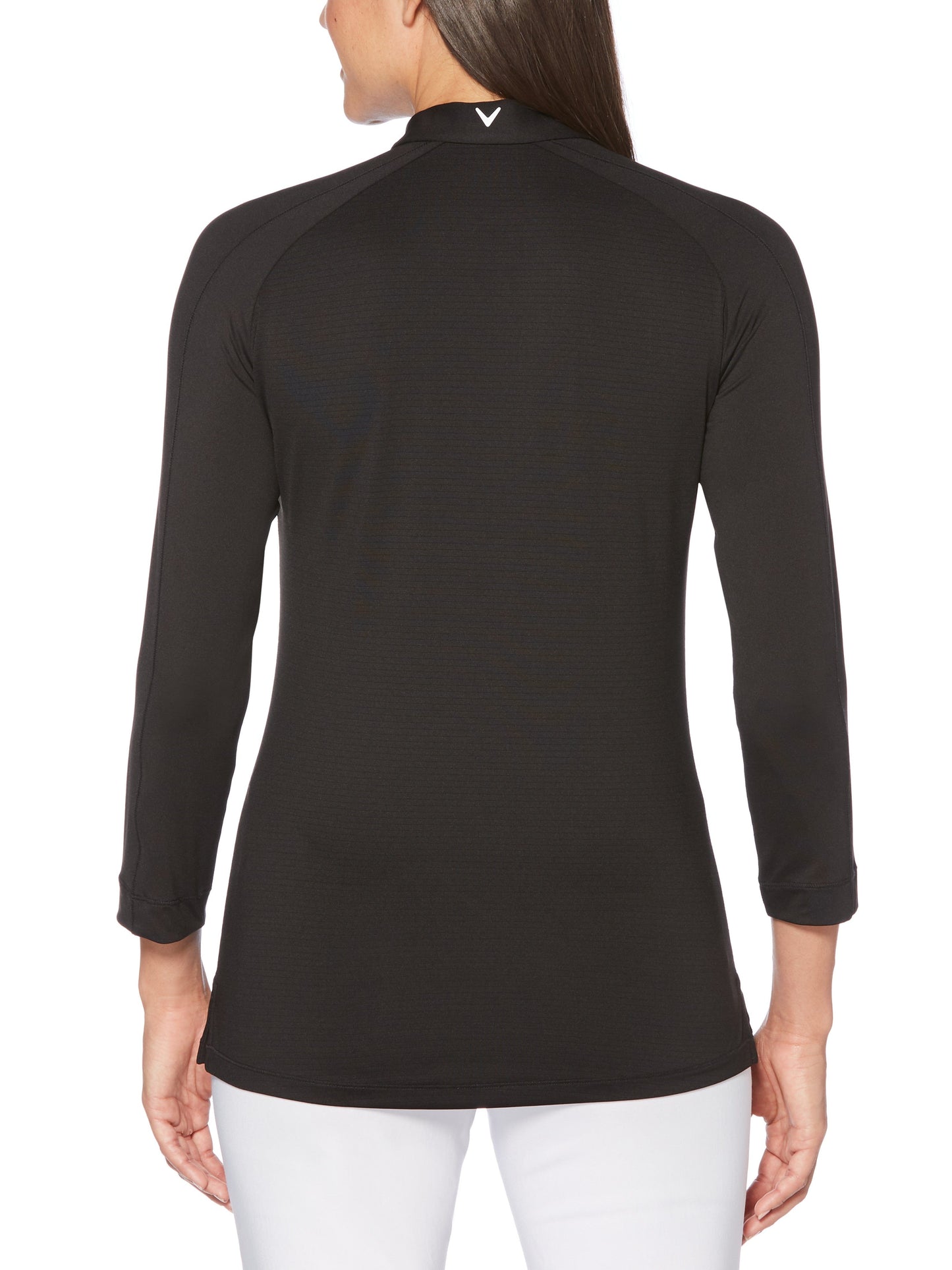 Women's 3/4 Sleeve Swing Tech Shadow Stripe Polo