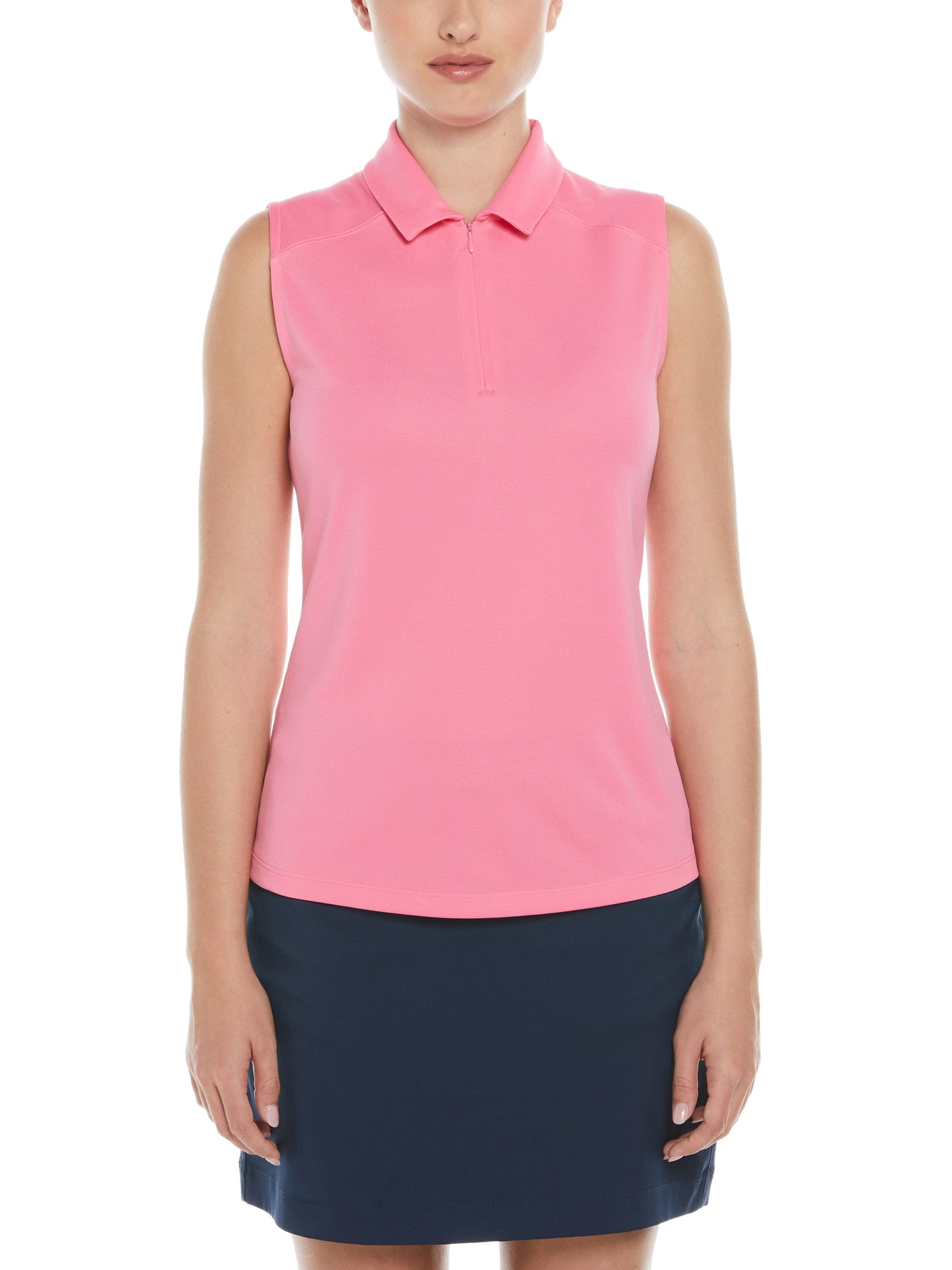 Airflux Sleeveless Golf Polo (Pink Carnation)