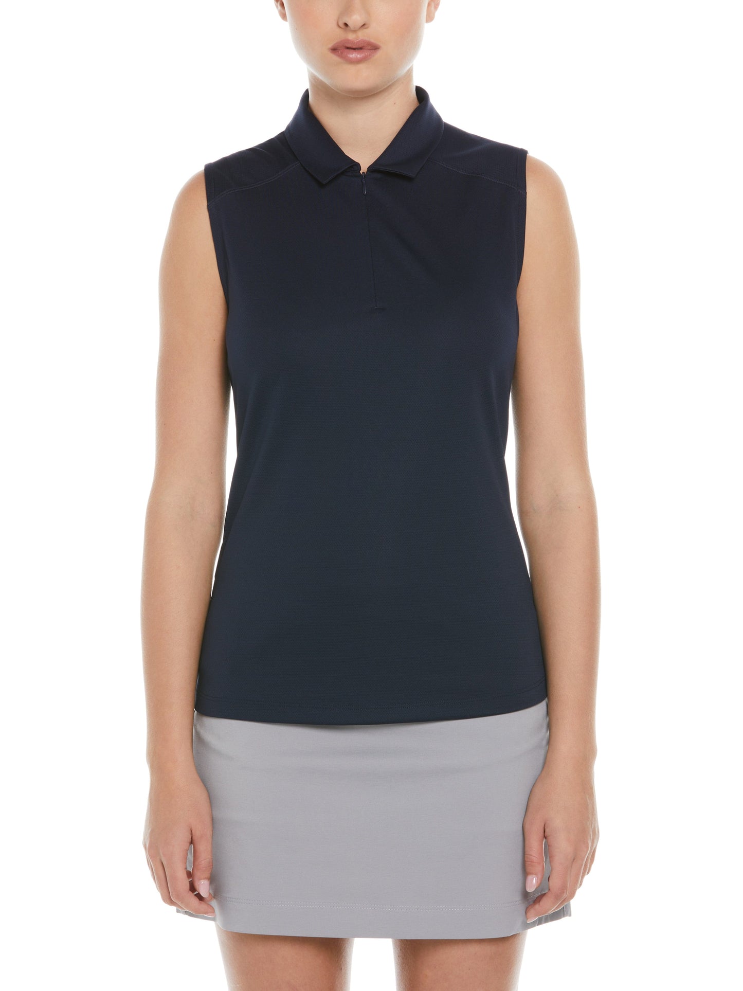 Airflux Sleeveless Golf Polo (True Navy)