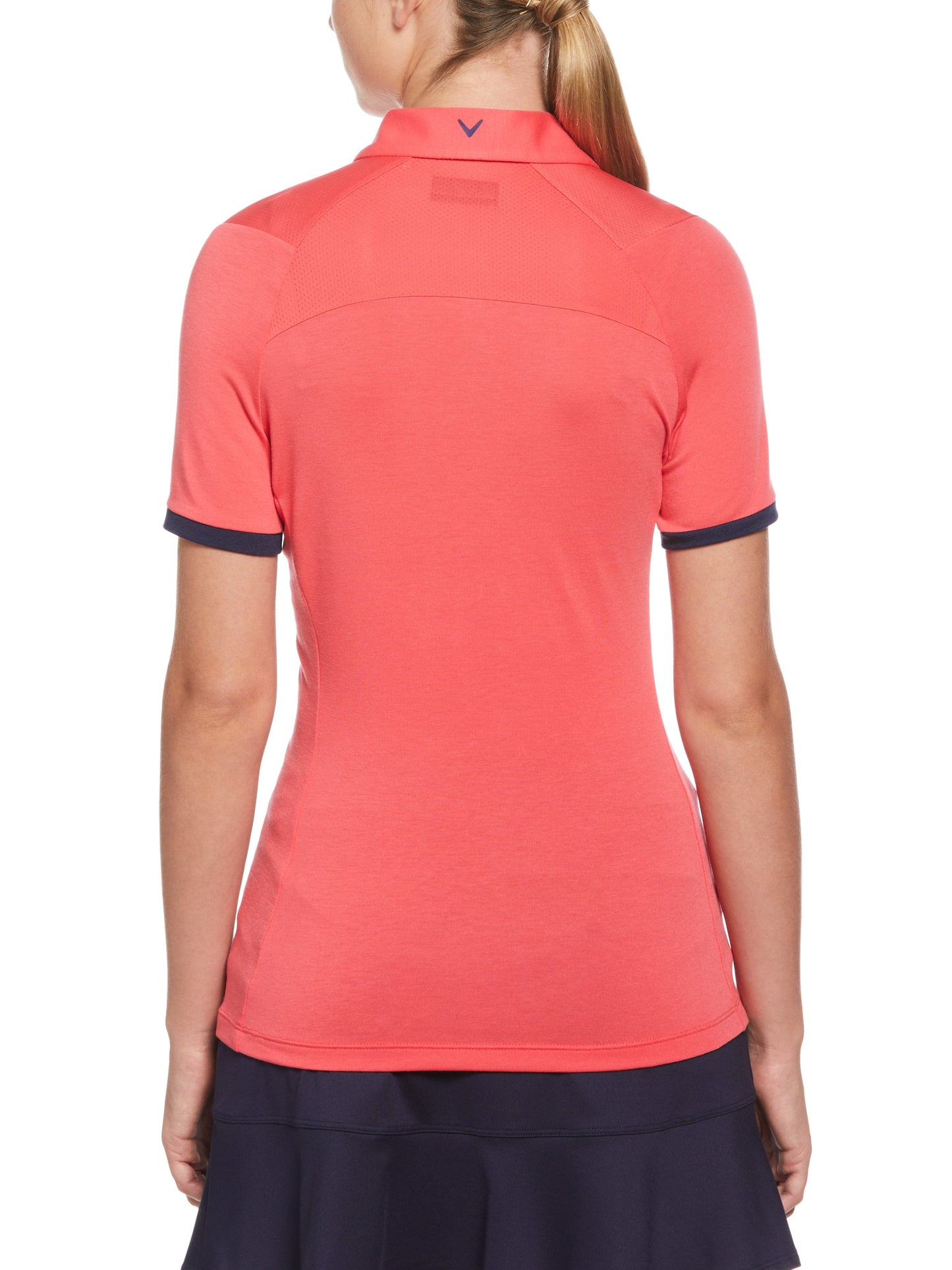 Women's Asymmetrical Color Block Golf Polo