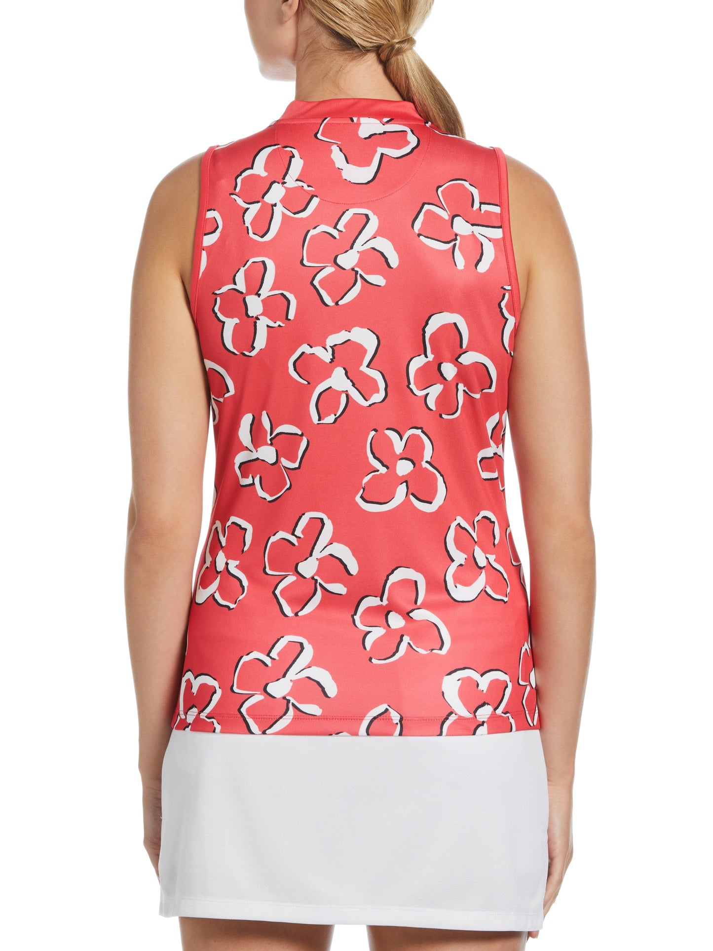 Women's Floral Print Golf Polo