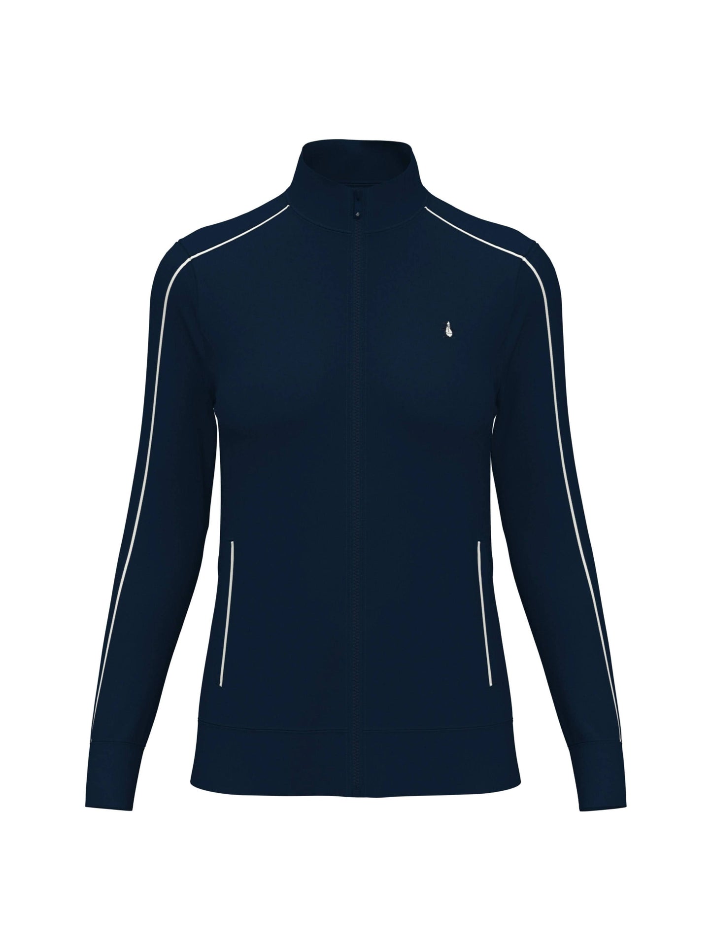 Women's Full Zip Jacket with Piping