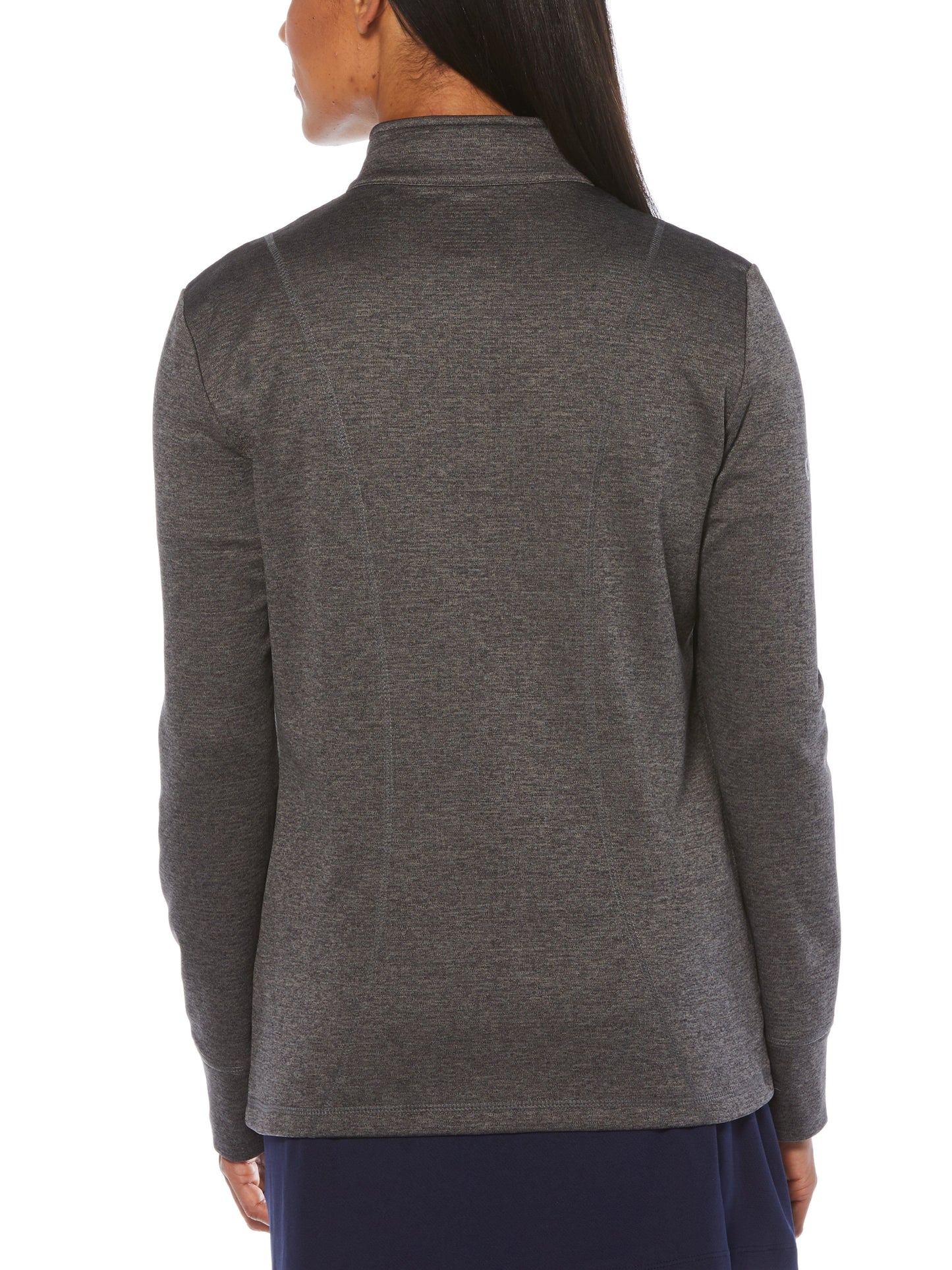 Women's Full Zip Thermal Mock Pullover