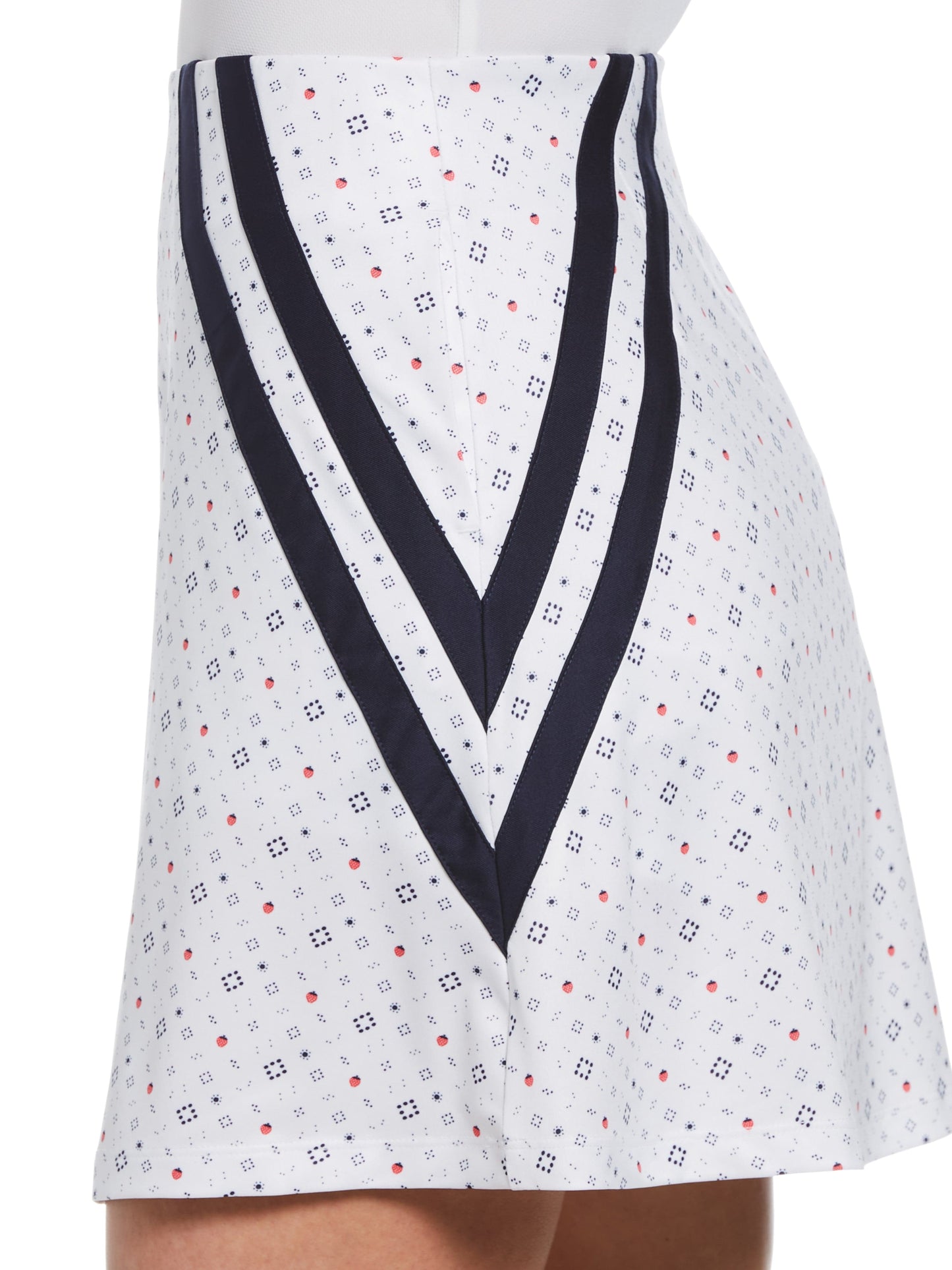 Women's Geometric Strawberry Print Golf Skort