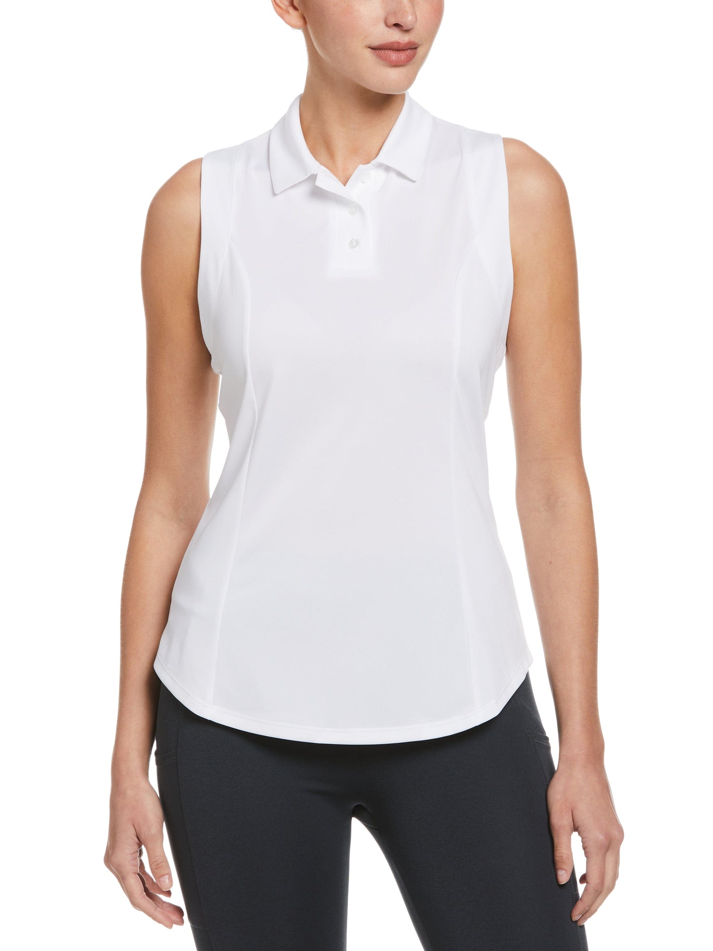 Heather Golf Polo (Brilliant White)