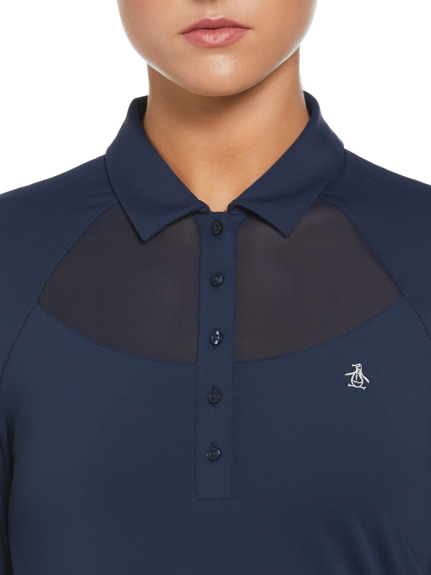 Women's Mesh Yoke Polo