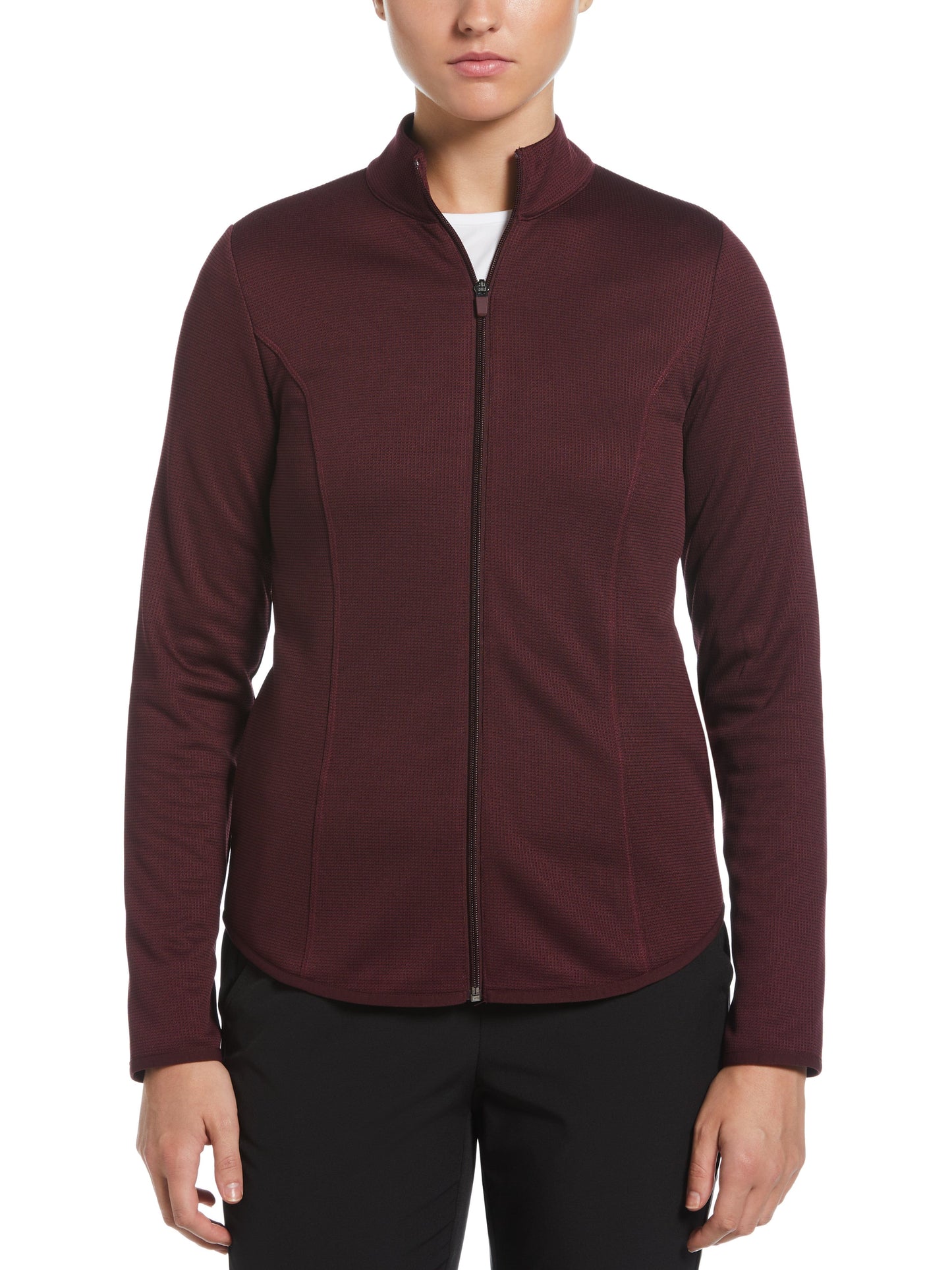Midweight Layering Full Zip Golf Jacket (Fig)