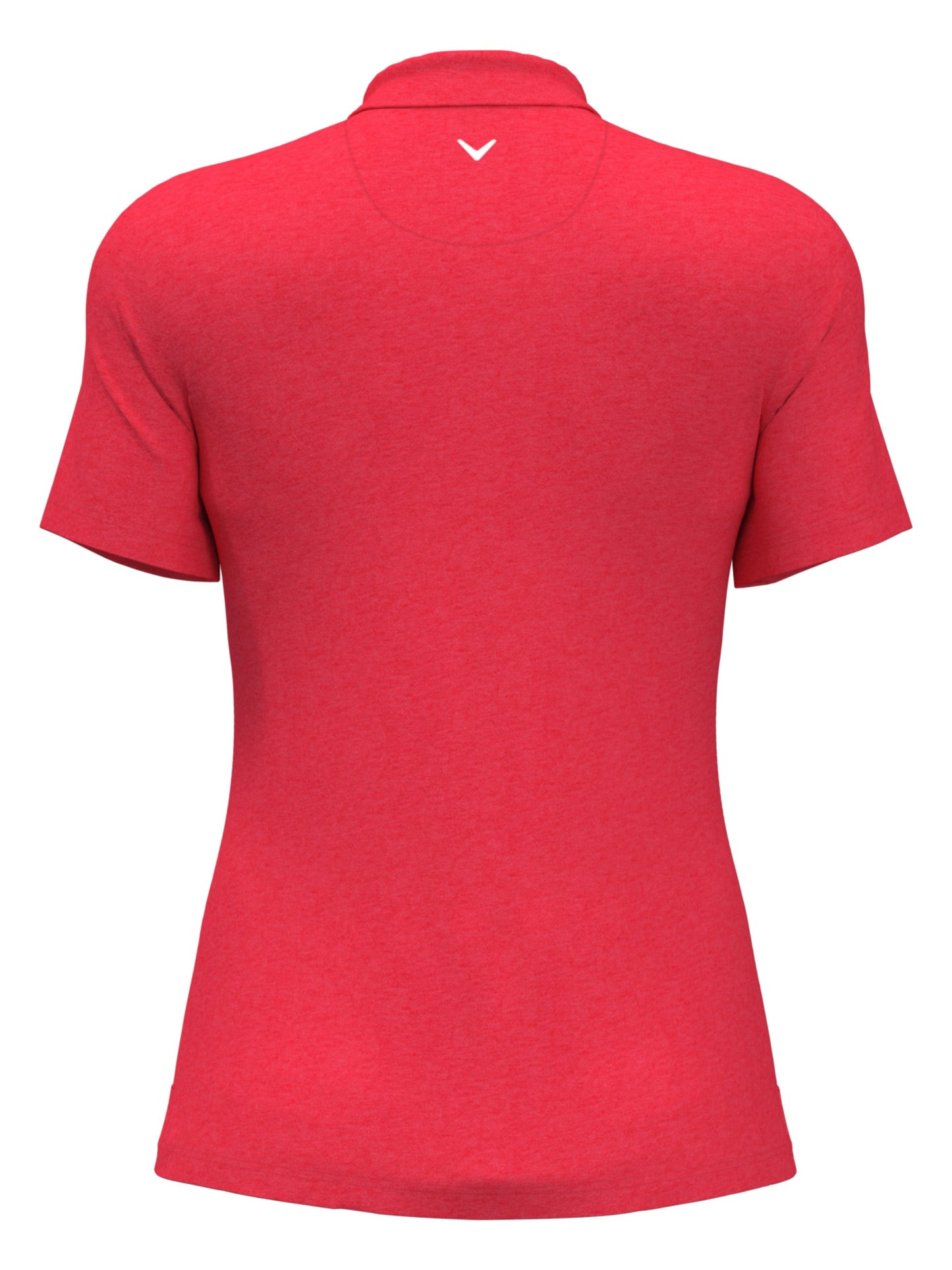 Women's Quarter Zip Short Sleeve Heather Golf Polo Shirt