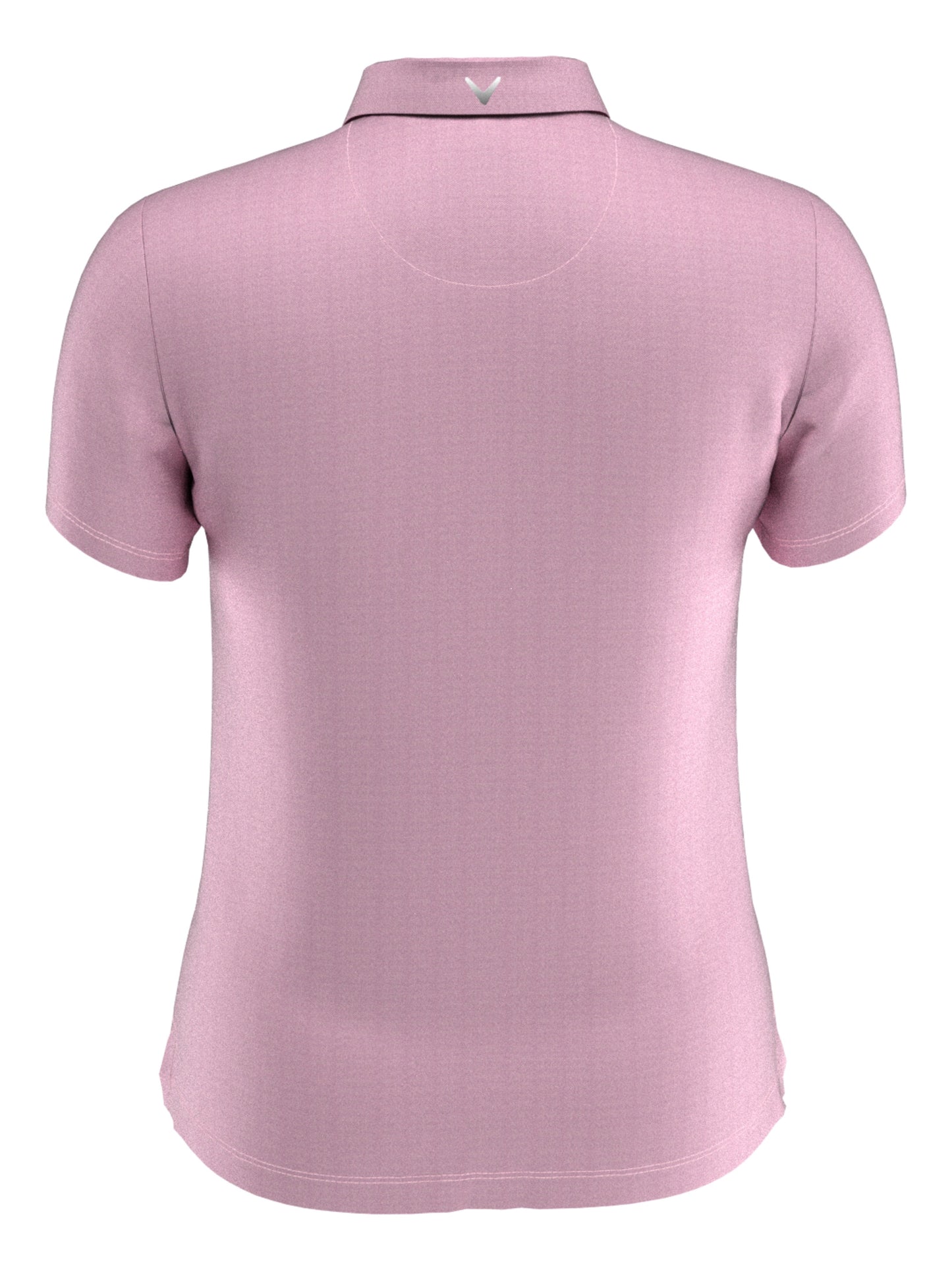Women's Quarter Zip Short Sleeve Heather Golf Polo Shirt