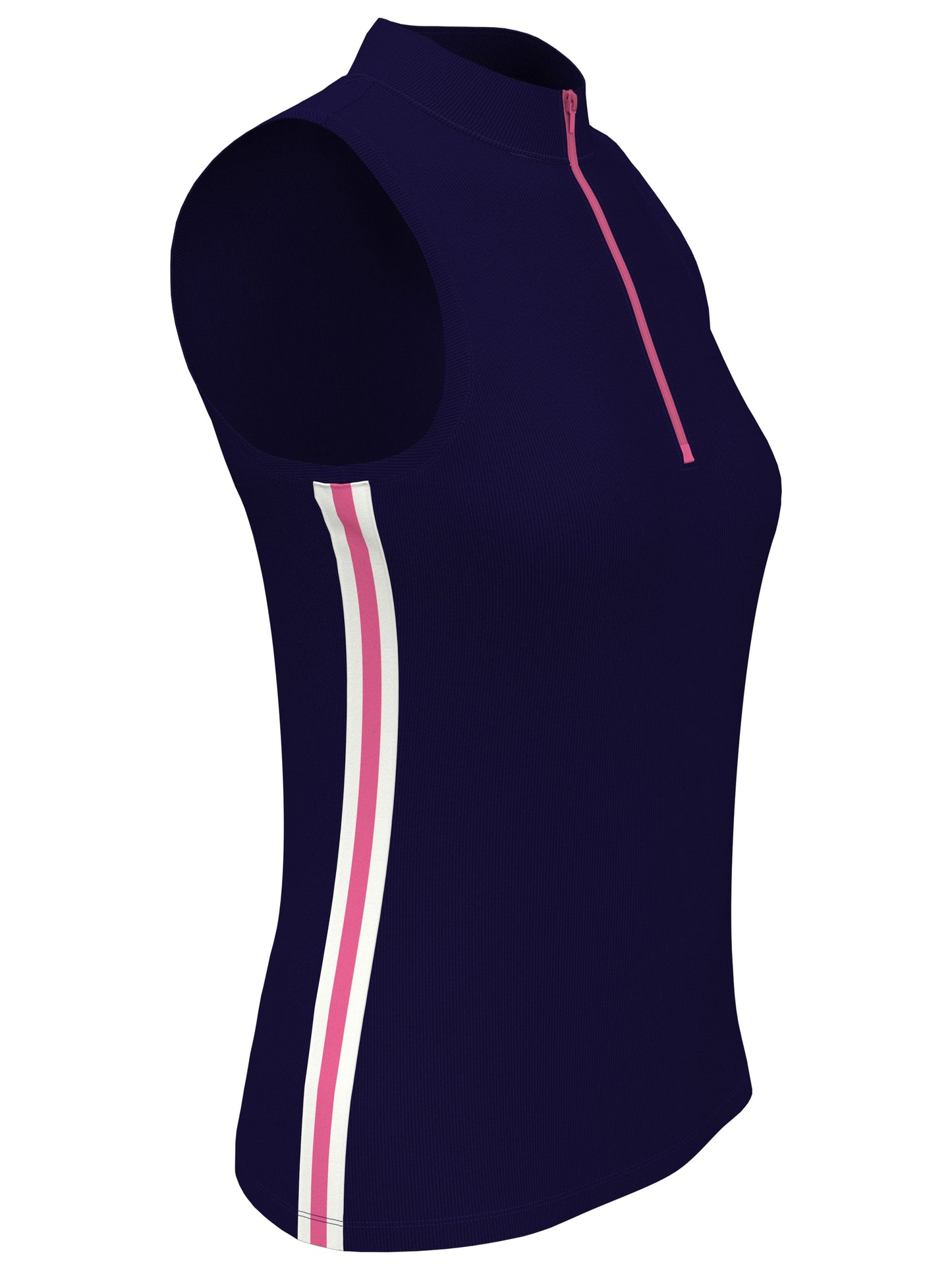 Women's Ribbed Color Block Golf Shirt