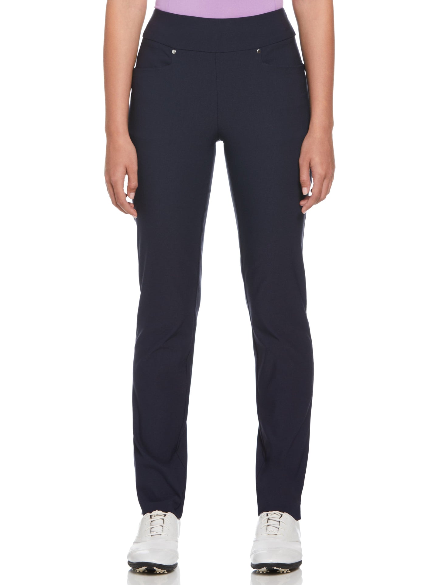 Solid Pull-On Golf Pant (Black Iris)