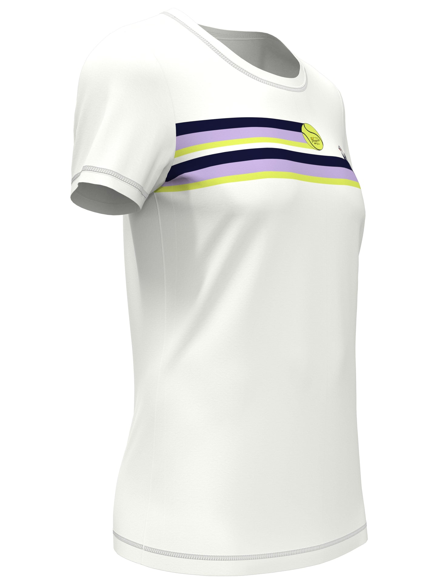 Women's Tennis Racquet Pete Color Block Tee