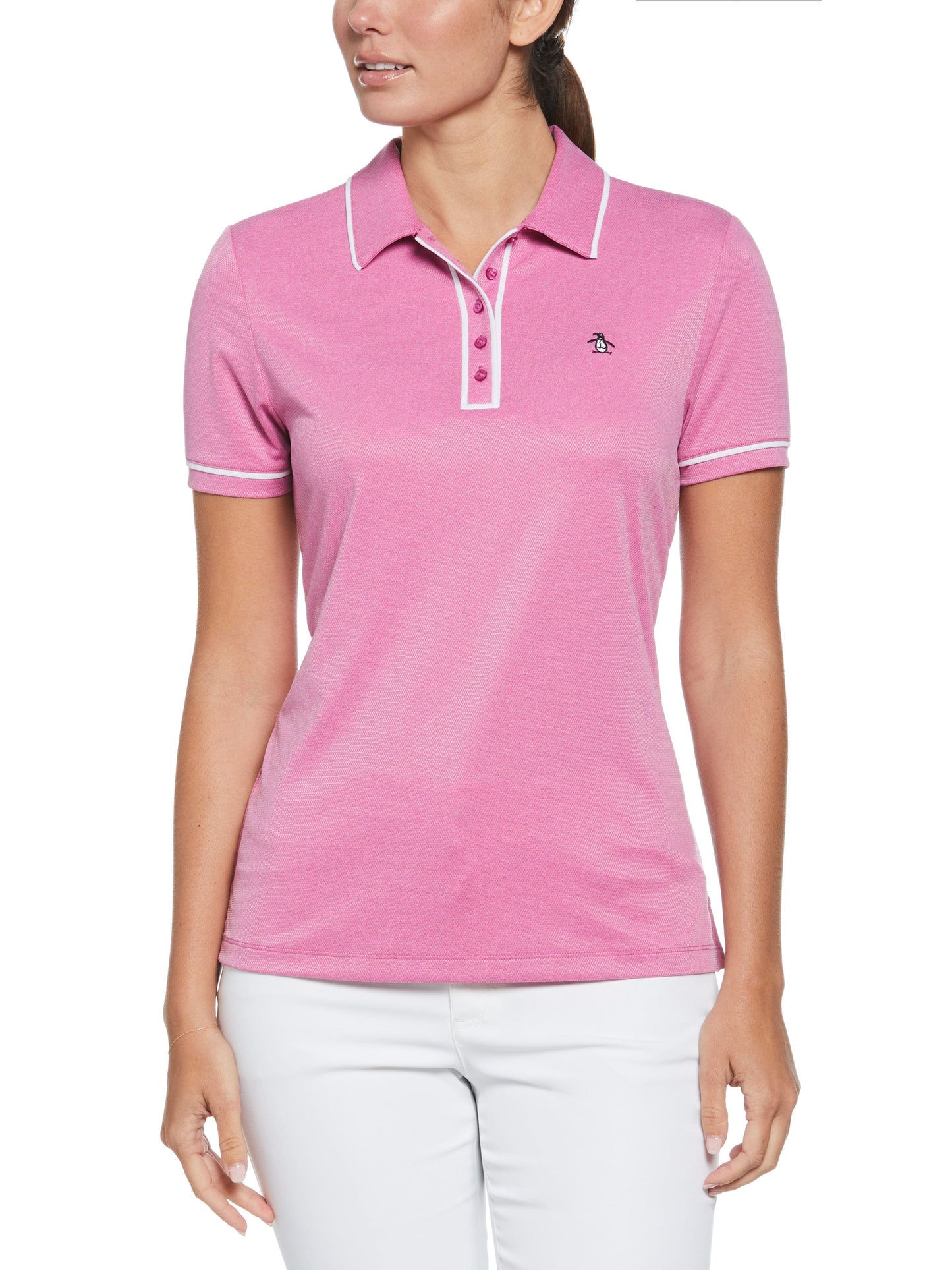 Veronica Golf Polo Shirt (Fuchsia Red)
