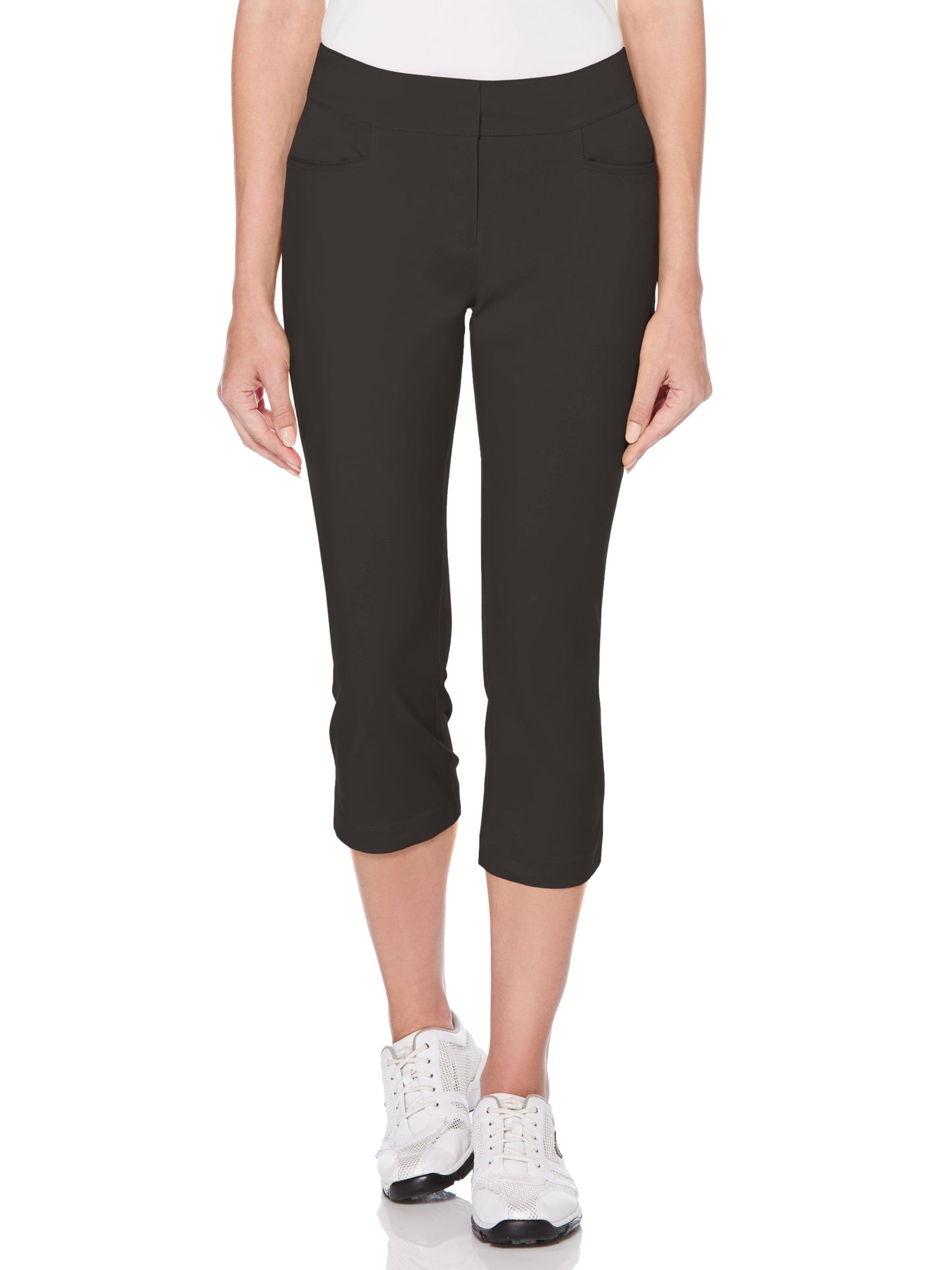 Woven Capri Pant (Caviar)