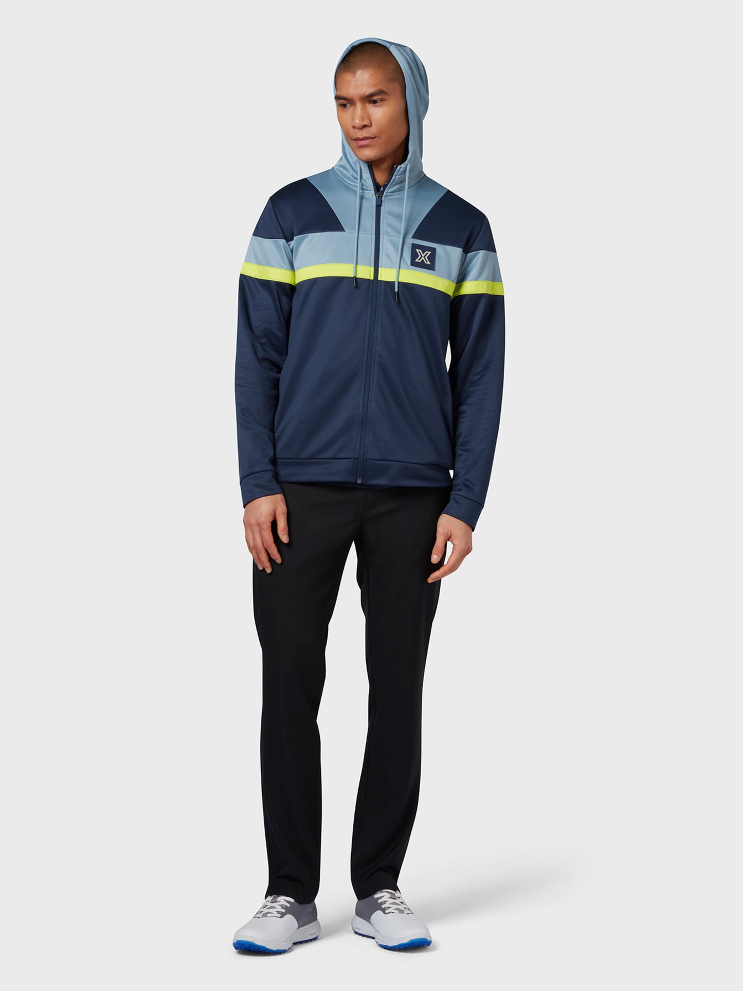 X Series Full Zip Blocked Hoodie