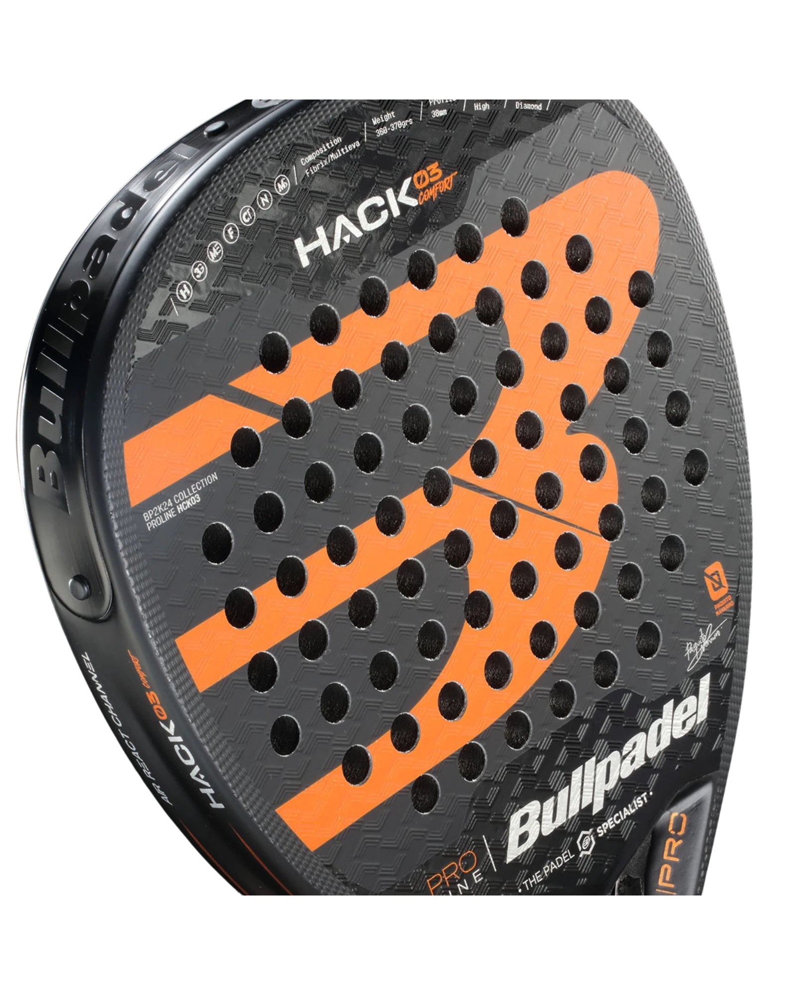 Bullpadel Hack 03 Comfort 2024 Padel Racket Padel Racket Bullpadel