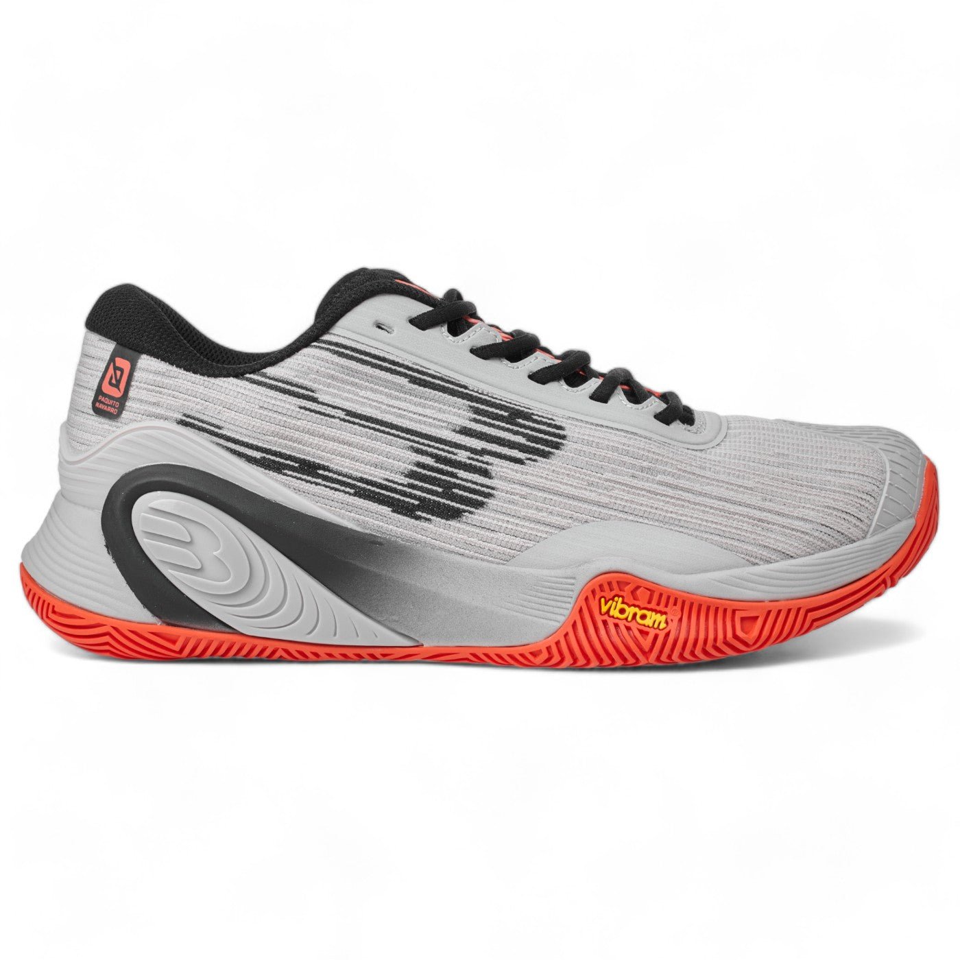 BULLPADEL HACK Vibram 25V Grey Padel Shoes Padel Shoes Bullpadel 40 Gris