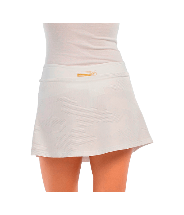 Falda Bullpadel Adoso Blanco 2025 Premier Padel - STARz PADEL