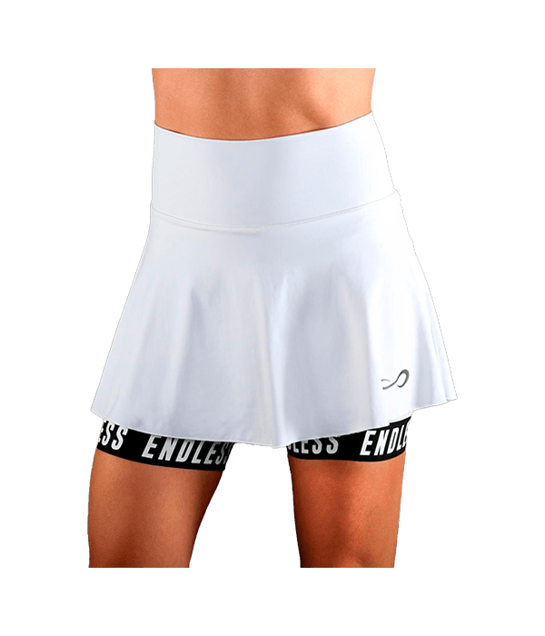 Falda Endless Chill Blanca 2025 - STARz PADEL