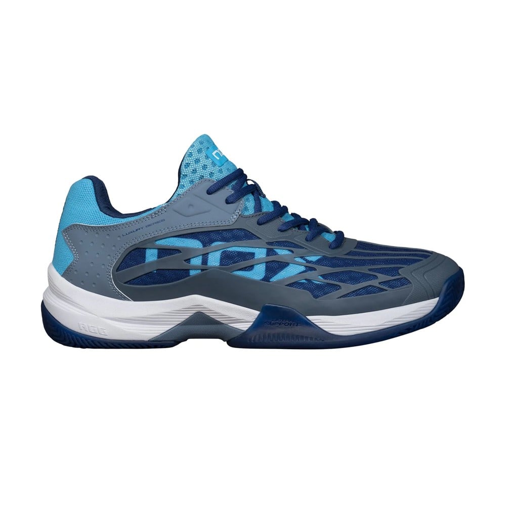 NOX AT10 LUX Piedra/ Azul 2024 AGUSTIN TAPIA (Zapatillas) Padel Shoes Nox