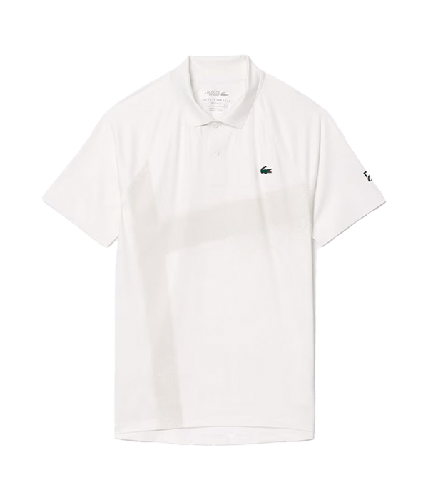 Polo Lacoste Novak Djokovic Blanco 2025 - STARz PADEL
